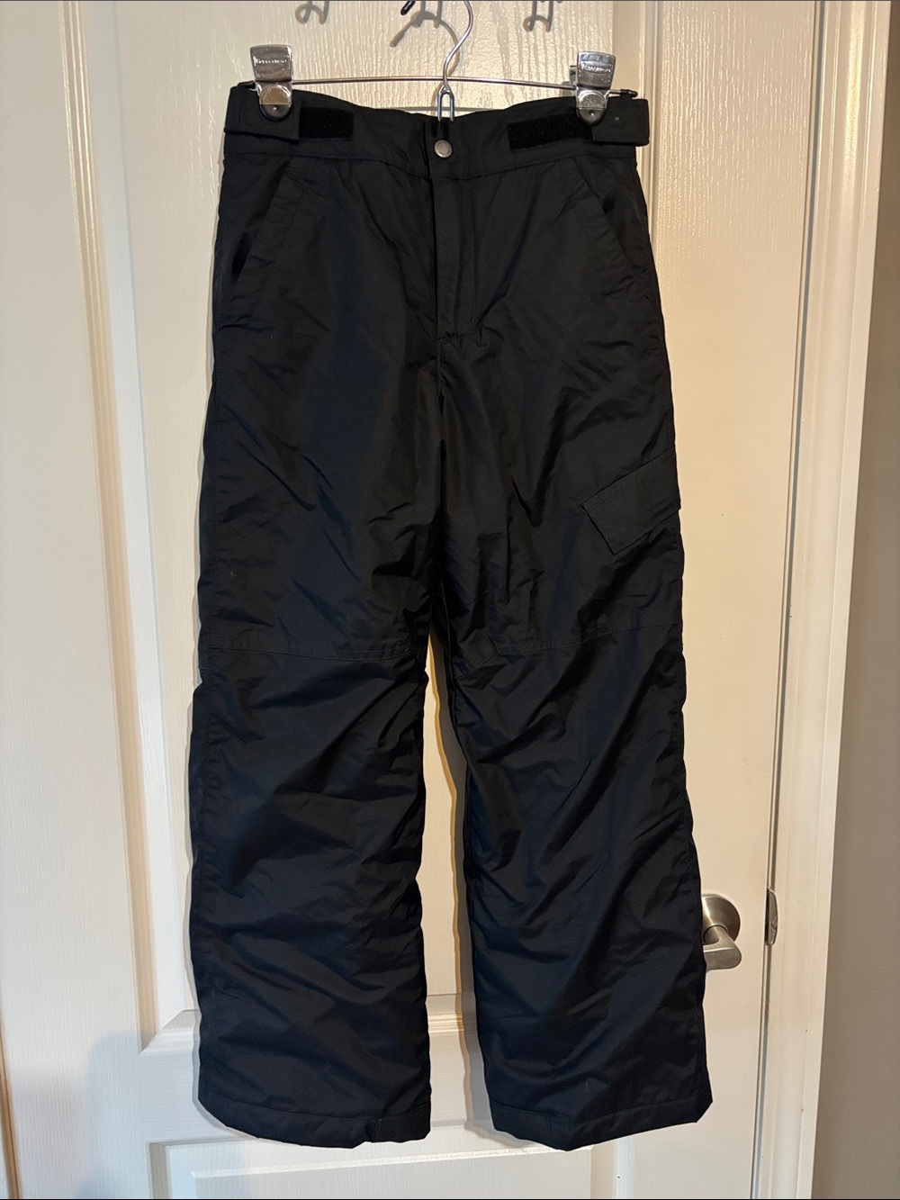 Kids Black Insulated Snow Pants - Youth Winter Bottoms
